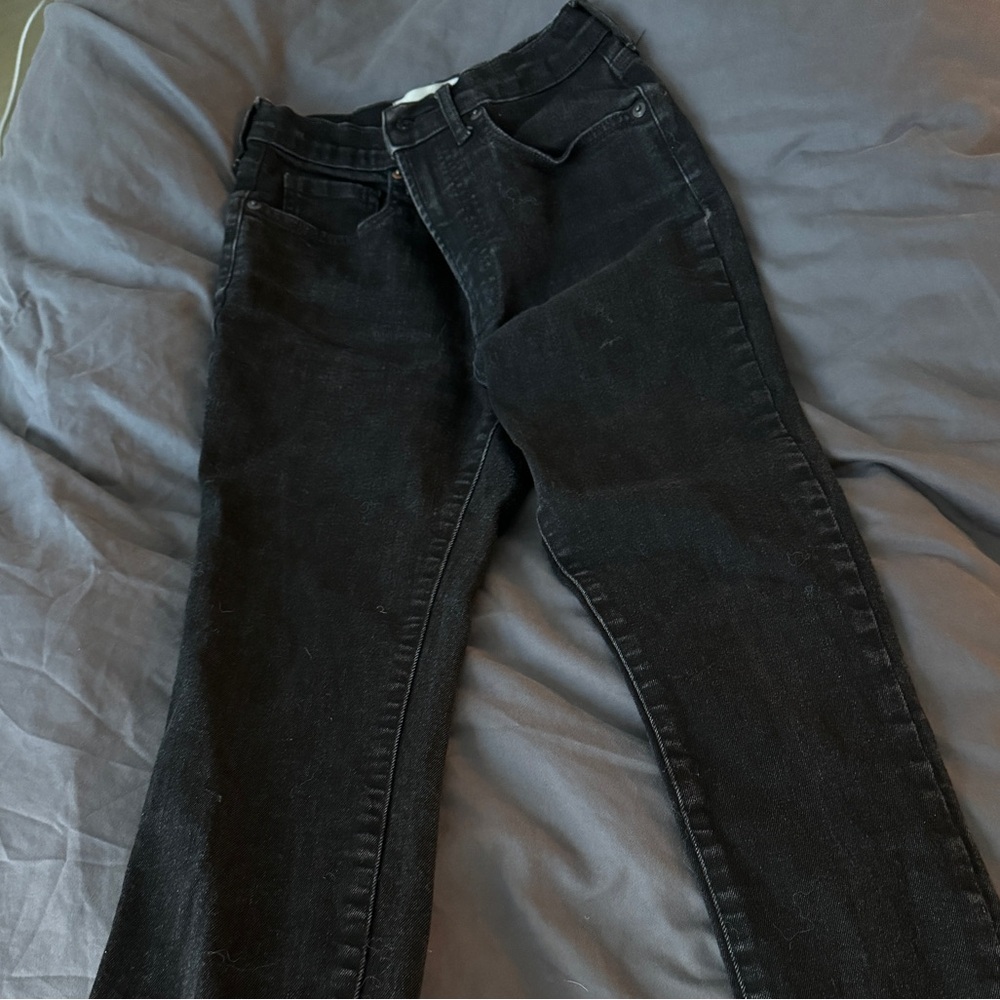 Everlane Size 4 Black Skinny Jeans